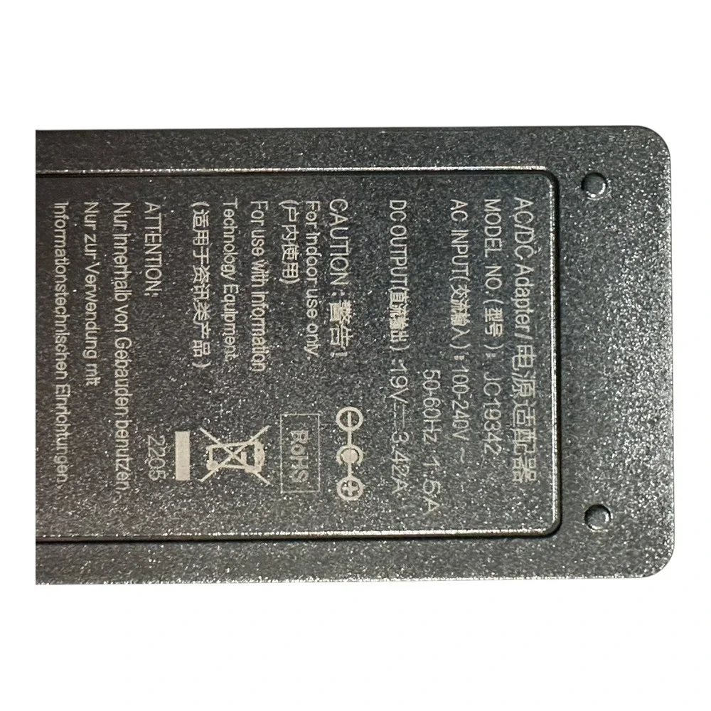AC/DC Adapter JC-19342 Power Supply 19V 1.5A Power Cord‎